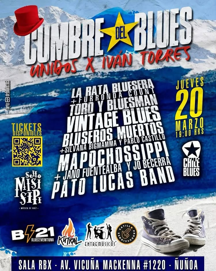 Noticias: Cumbre del Blues – Unidxs por Iván Torres