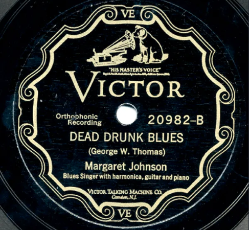 Margaret Johnson: “Dead drunk blues”